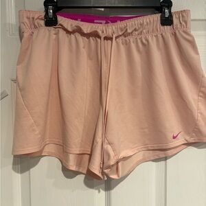 Nike Women's Light Pink Athletic Shorts